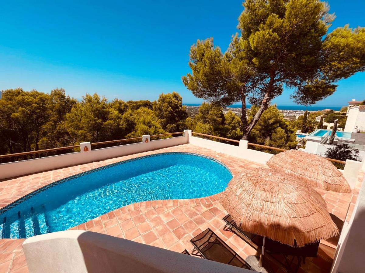 Ibiza Dream Villa Denia, Seaview, Pool, Bbq, Airco, Wifi Eksteriør bilde